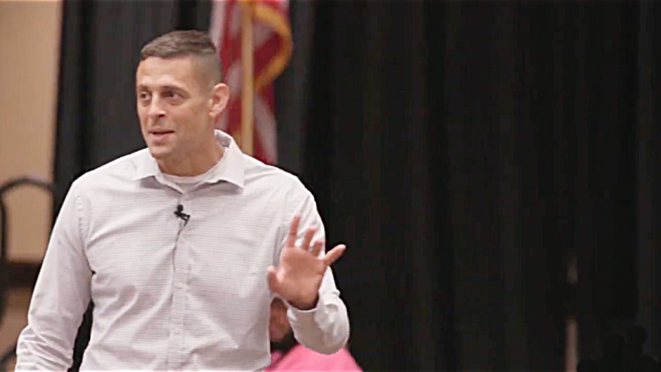 Scott Medlin talking to the Atlanta police department.